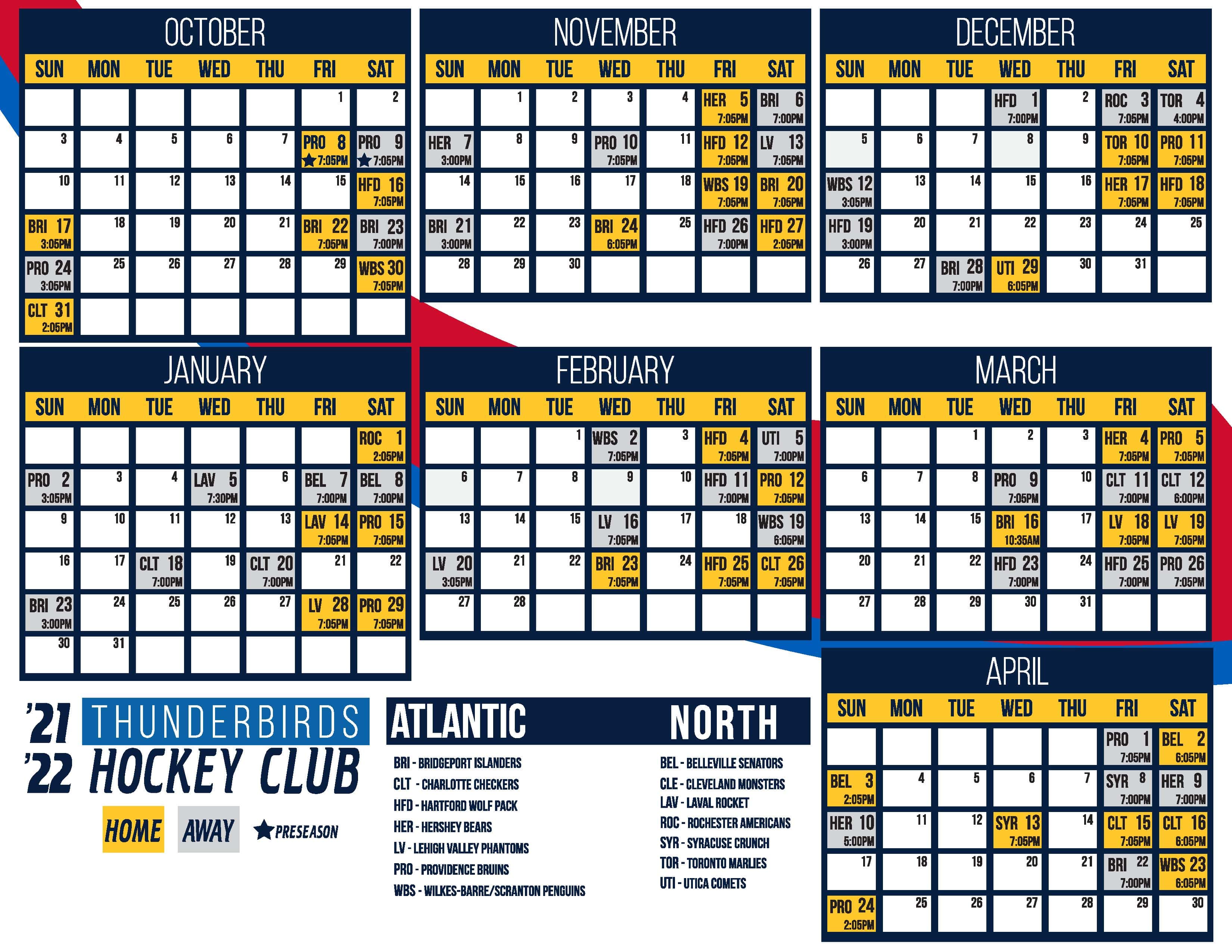 Printable Blues Schedule - Printable World Holiday