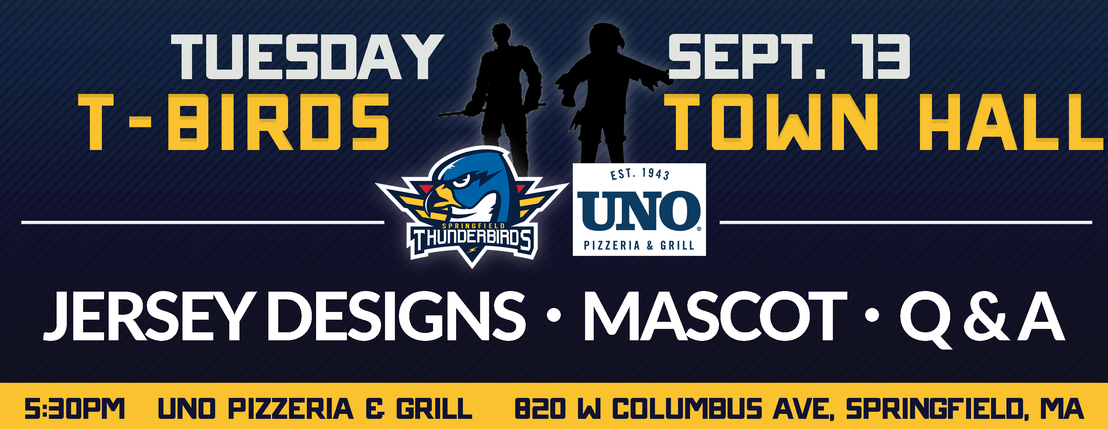 Thunderbirds to Unveil Jersey Designs & Mascot Tuesday