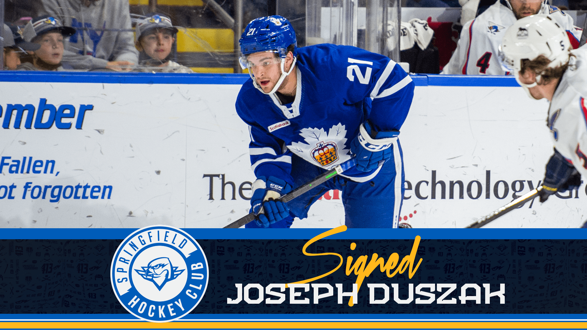 T-Birds Sign D Joseph Duszak to One-Year AHL Contract | Springfield ...