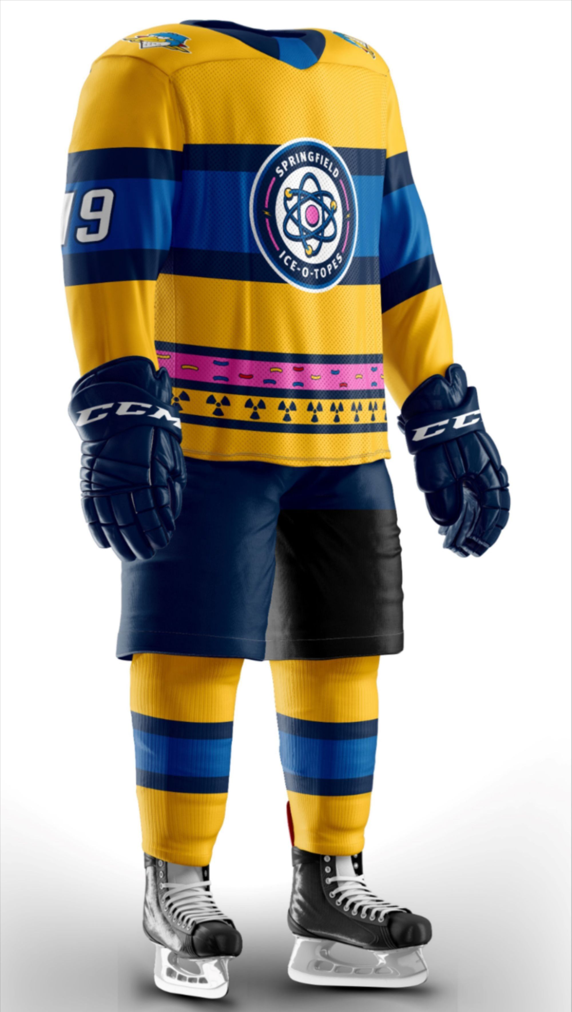 AHL's Springfield Thunderbirds to wear 'Springfield Ice-O-Topes' jerseys  for 'The Simpsons' 30th anniversary 