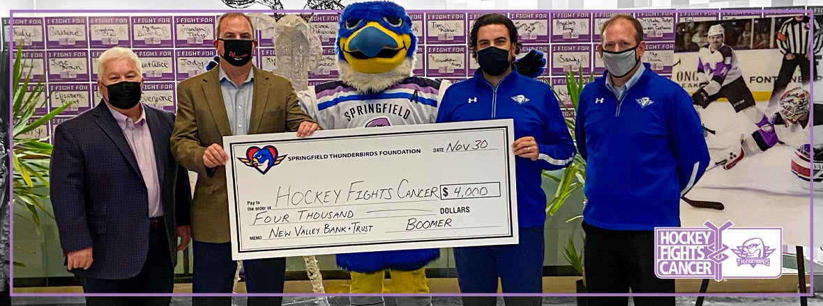T-Birds' Foundation Donates $4,000 to Cancer-Related Charities