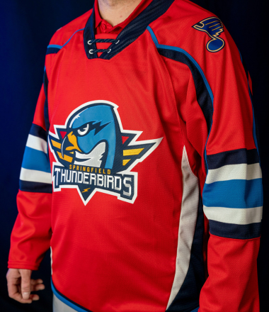 Boomer is comin' in hot with - Springfield Thunderbirds