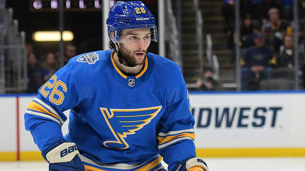 Nathan Walker St. Louis Blues Player-Issued 2022 NHL Winter